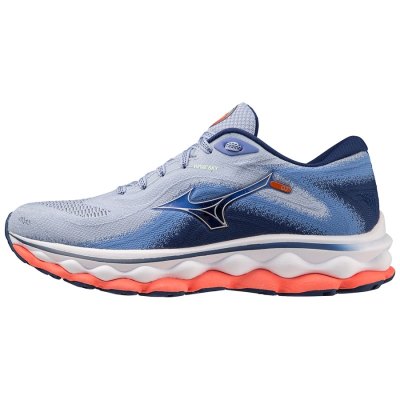 Zapatillas Para Correr Mizuno WAVE Sky 7 Mujer - Azules / Plateados / Naranjas - Chile M506YIUZVD